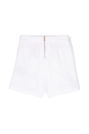 white cotton shorts BALMAIN PARIS KIDS | BU6C79I0192100